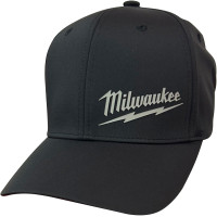 Бейсболка MILWAUKEE, PERFORMANCE BCP BL SM, дихаюча, чорна, розмір S/M