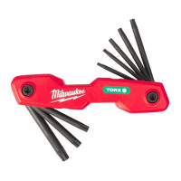 Набір ключів складних шестигранних TORX MILWAUKEE, (T9/T10/T15/T20/T25/T27/T30/T40) (8шт)