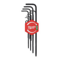 Набір ключів Г-образних TORX MILWAUKEE, (T8/T9/T10/T15/T20/T25/T27/T30/T40) (9шт) пластиковий холдер
