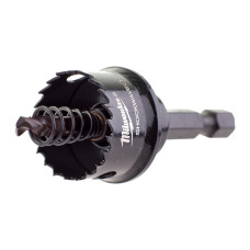 Коронка по металу SHOCKWAVE MILWAUKEE (1/4'' Hex), діаметр 22мм