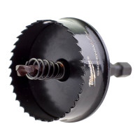 Коронка по металу SHOCKWAVE MILWAUKEE (1/4'' Hex), діаметр 38мм
