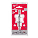 Коронка Holesaw TCT MILWAUKEE, для сталі/нержавіючої сталі, діаметр 16мм