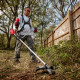 Коса акумуляторна безщіткова MILWAUKEE, M18 FBCU-802 (зарядний пристрій М12-18 FC, 2 акумулятори М18 НВ8 8Аг, ніж з 4 лезами, кл
