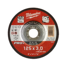 Диск відрізний по металу MILWAUKEE, SCS 42/125х3 PRO+, діаметр 125мм