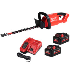 Кущоріз акумуляторний безщітковий MILWAUKEE, M18 FHET45-802, лезо 45см (зарядний пристрій M12-18 FC, 2 акумулятори М18 НВ8 8Аг,