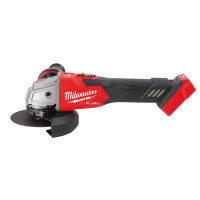 Шліфмашина кутова - болгарка акумуляторна безщіткова MILWAUKEE, M18 FSAGV125XB-0, діаметр 125мм (каркас, антивібраційна бічна ру
