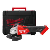 Шліфмашина кутова - болгарка акумуляторна безщіткова MILWAUKEE, M18 FSAG125XB-0X, діаметр 125мм (каркас, антивібраційна бокова р