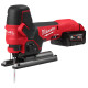 Лобзик акумуляторний MILWAUKEE, M18 FBJS-502Х (зарядний пристрій М12-18 FС, 2 акумулятори М18 В5 5Аг, аксесуари, HDкейс)