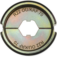 Матриця обтискна для кабелів та конекторів MILWAUKEE, R22 OU/KRF 70