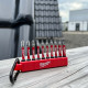 Набір біт ShW MILWAUKEE 50мм в тримачі з карабіном, (2xPH2/PZ2/TX15/2xTX20/2xTX25/TX30/TX4) (10шт)