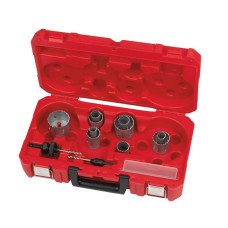 Набір коронок Holesaw BiM Contractor MILWAUKEE Set 2 (діаметри 19/22/25/29/32/35/38/44/51/57мм) (14шт) , пластиковий кейс