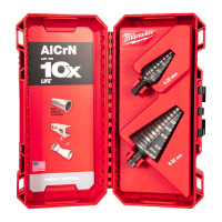 Набір свердл ступінчастих Step Drill COBALT ALCRN MILWAUKEE (Ø4–20мм и Ø6–35мм) (2шт), пластикова коробка