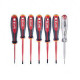 Набір викруток ізольованих VDE MILWAUKEE, (7шт), (SL2,5/ SL3/ SL4/ PH2/ PZ1/PZ2 / викрутка-тестер)