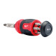 Викрутка зі змінними вставками 8-в-1 (PH/PZ/SL/TX) MILWAUKEE (PH1 / PH2 / PZ1 / PZ2 / T15 / SL 0.6x4.5 / SL 1.2x6.5мм)