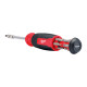 Викрутка зі змінними вставками 14-в-1 (PH/PZ/SL/TX/HEX) MILWAUKEE (PH1 / PH2 / PZ1 / PZ2 / T10 / T15 / T20 / T25 / Hex 3 / Hex 4