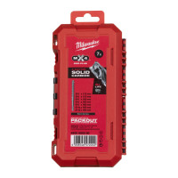 Набір бурів SDS-PLUS MX4 PACKOUT MILWAUKEE, (діаметри 5/6/6/8/8/10/12мм) Set 1, (7шт) пластиковий кейс