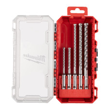 Набір бурів MX4 SDS-PLUS PACKOUT MILWAUKEE, (діаметри 5/6/6/8/10мм) (5шт), (заміна на 4932500063)
