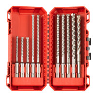 Набір бурів SDS-PLUS MX4 PACKOUT MILWAUKEE, (10шт), пластиковий кейс