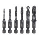 Набір мітчиків-свердел HSS-G MILWAUKEE, (M3/M4/M5/M6/M8/M10) (6шт) пластиковий кейс