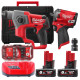 Набір з двох інструментів безщіткових акумуляторних M12 FPP2BP-602X POWER PACK MILWAUKEE