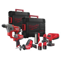 Набор аккумуляторных инструментов Milwaukee M12 FPP4C-624PEU FUEL