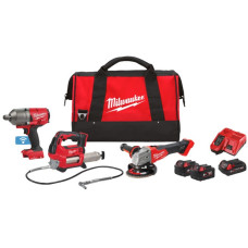 Набір акумуляторних інструментів АГРО M18 FPP3AK-523B MILWAUKEE (шліфмашина кутова акумуляторна M18 FSAG125X, гайковерт акумулят