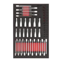 20 pc Pliers and Hammer Set Foam Insert 46''/36''