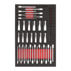 20 pc Pliers and Hammer Set Foam Insert 46''/36''
