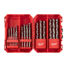Набір свердел по металу THUNDERWEB HSS-G PACKOUT MILWAUKEE, DIN-338, (діаметр 1/1.5/2/2,5/ 3/3,5/4/4,5/5/5,5/ 6/6,5/7/ 7,5/8/8,5