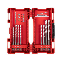 Універсальні свердла Multi Material Shockwave діам. 4 - 10 мм Milwaukee 4932471113, хвостовик 1/4 дю