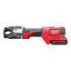 Обтискач гідравлійчний акумуляторний для кабелів MILWAUKEE, M18 HCCT-201C, 53кН (зарядний.пристрій M12-18 FC, 1 акумумулятор М18
