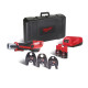 Обтискач гідравлічний акумуляторний для труб MILWAUKEE, M12 HPT-202C TH-SET (зарядний пристрій С12 С, 2 акумулятори М12 В2 2Аг,