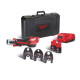 Обтискач гідравлічний акумуляторний для труб MILWAUKEE, M12 HPT-202C M-SET (зарядний пристрій С12 С, 2 аккумулятори М12 В2 2Аг,