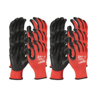 Рукавиці робочі MILWAUKEE, з опором порізам 3/C рівня, розмір 10/XL, (12 пар)