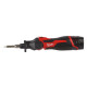 Паяльник акумуляторний MILWAUKEE, M12 SI-201C (зарядний пристрій С12 С, 1 акумулятор М12 В2 2Аг, жало, кейс)