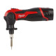 Паяльник акумуляторний MILWAUKEE, M12 SI-201C (зарядний пристрій С12 С, 1 акумулятор М12 В2 2Аг, жало, кейс)