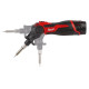 Паяльник акумуляторний MILWAUKEE, M12 SI-201C (зарядний пристрій С12 С, 1 акумулятор М12 В2 2Аг, жало, кейс)