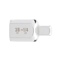Перехідник хромований для головок MILWAUKEE з квадрата 3/8'' на 1/4'' квадрат