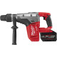 Перфоратор акумуляторний безщітковий SDS-MAX  MILWAUKEE, M18 CHM-121C (зарядний пристрій M12-18 FC, 1  акумулятор FB12 12Аг, кей