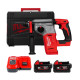 Перфоратор акумуляторний безщітковий SDS-PLUS MILWAUKEE, M18 BLH-502X, 2,3 Дж (зарядний пристрій M12-18 FC, 2 акумулятори М18 В5