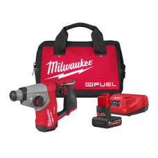 Перфоратор акумуляторний безщітковий SDS-PLUS MILWAUKEE, M12 FHAC16-501BRF, 1,15Дж (зарядний пристрій C12 C, 2 акумулятори M12 H
