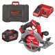 Пила дискова ручна акумуляторна MILWAUKEE M18 FCSO190GR-121C ONEKEY, діаметр 190мм (зарядний пристрій М12-18 FC, 1 акумулятор M1