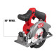 Пила дискова ручна акумуляторна безщіткова MILWAUKEE, M12 FCS442-502X, діаметр 140мм (зарядний пристрій С12 С, 2 акумулятори М12