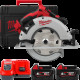 Пила дискова ручна аккумуляторна MILWAUKEE, M18 BLCS66-502X, діаметр 165мм (зарядний пристрій M12-18 FC, 2 акумулятори M18 B5 5А