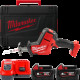 Пила шабельна акумуляторна MILWAUKEE, M18 FHZ-502X (зарядий пристрій M12-18 FC, 2 акумулятори М18 В5 5Аг, полотно, HDкейс)