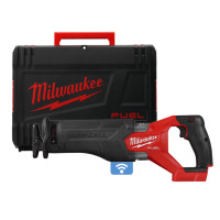 Пила шабельна акумуляторна MILWAUKEE, M18 ONEFSZ-0X (карска, полотно, HDкейс)