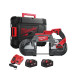 Пила стрічкова акумуляторна MILWAUKEE, M18 CBS125-502C (зарядний пристрій М12-18 FC, 2 акумулятори М18 В5 5Аг, кейс)