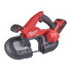 Пила стрічкова акумуляторна MILWAUKEE, M18 FBS85-202C (зарядний пристрій M12-18 FC, 2 акумулятори М18 В2 2Аг, аксесуари, кейс)