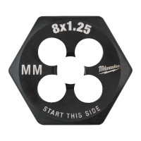 Плашка шестигранна MILWAUKEE, М8-1,25мм