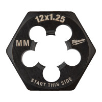 Плашка шестигранна MILWAUKEE, М12-1,25мм